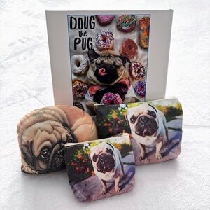DOUG The PUG Puzzle and Pug-Themed Collectible Items Bundle.
